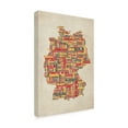 thumbnail image 3 of Trademark Fine Art Michael Tompsett Germany - Cities Text Map Canvas Wall Art - 30x47, 3 of 5