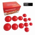 thumbnail image 1 of 12-Piece Silicone Vacuum Cupping Set with Elastic Suction - Portable, Reusable Massage Cups for Fitness & Health Therapy, Non-Toxic, Durable Design in Red English Packaging, 1 of 6