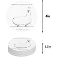 thumbnail image 1 of RYLABLUE It Still a Nice Lama Alpaca Set of 8 Round Coaster for Drinks, Absorbent Ceramic Stone Coasters Cup Mat with Cork Base for Home Kitchen Room Coffee Table Bar Decor, 1 of 5
