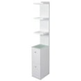 thumbnail image 5 of Impressions Vanity Slaystation Natalie Display Shelves with Drawers, Storage Cabinet (White), 5 of 6