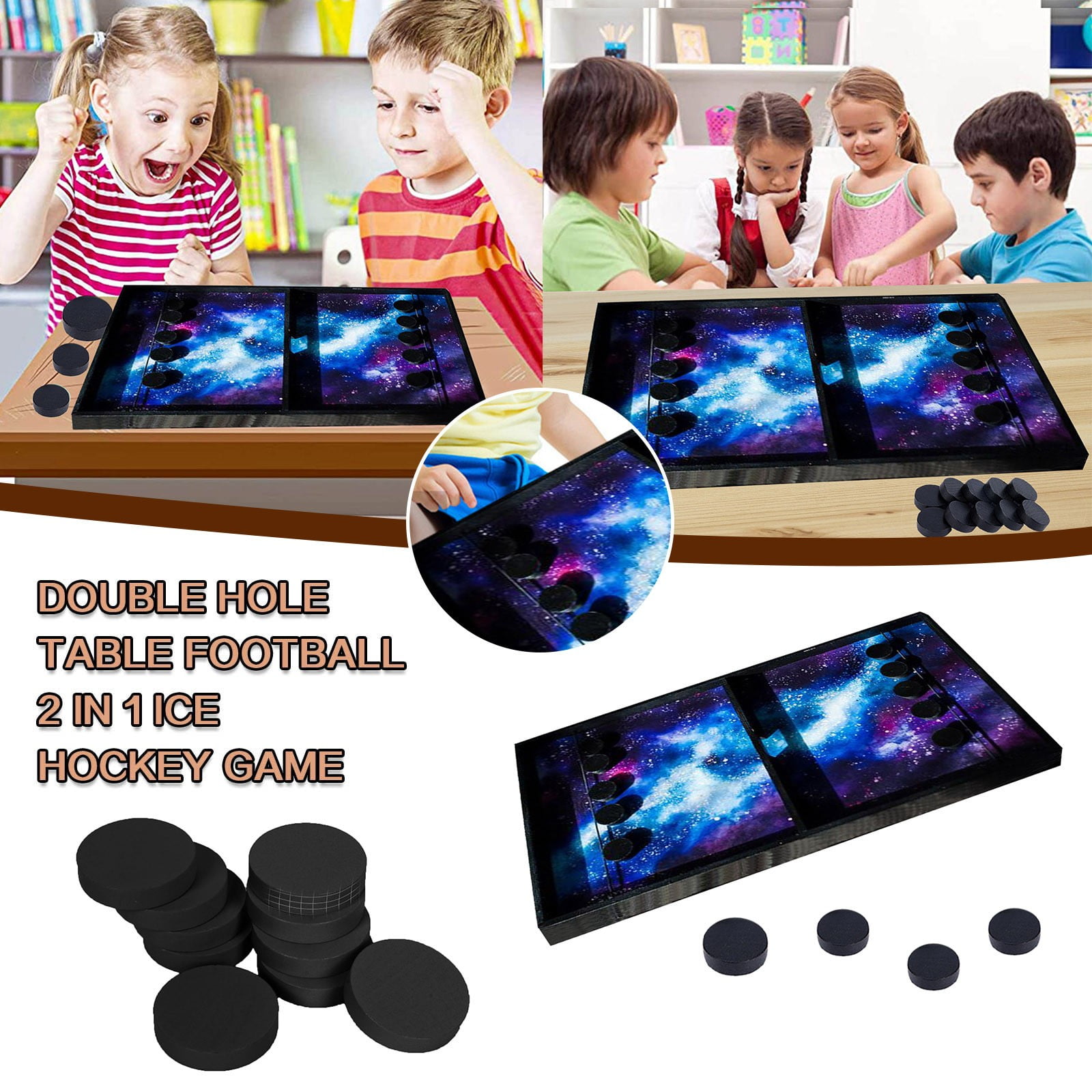 MIARHB Parent-Child Interactive Toy Fast Sling Puck Game Ice Hockey Games For Children