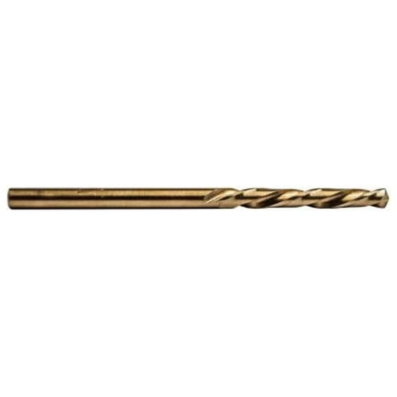 Century Drill & Tool 74104 Stub Drill Bit, Left Hand, Cobalt Steel, 5/64 In. - Quantity 4