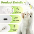 thumbnail image 3 of Whack a Worm Cat Toy, Interactive Caterpillar Cat Toy with Motion Sensor, Whack a Worm Post Cat Toys with Suction Cup, Moving Caterpillar Cat Toys for Indoor Cats, 3 of 7
