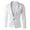 White, variant on Charm Men's Fashion Slim Fit Casual Button Suit Jacket for Modern Gentlemen