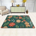thumbnail image 2 of XMXT Indoor Area Rug, Cute Christmas Cookie Graffiti Non-Slip Polyester Rugs for Living Room, 72 x 48 inches, 2 of 9