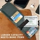 thumbnail image 4 of Cartera para hombre con clip para billetes Bogota Funda con bloqueo RFID contra piratería bancaria - Cartera delgada con clip de metal - Tarjetero seguro para tarjetas de crédito - Tarjetero JM, 4 of 5