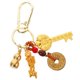 thumbnail image 4 of BRIGHTFUFU Llavero de calabaza Feng Shui, colgante de moneda de cinco emperadores chinos Piyao, amuletos de buena suerte, colgante para bolso, llave de coche, fortuna, riqueza, éxito., 4 of 7