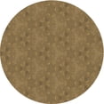 thumbnail image 1 of Ahgly Company Machine Washable Indoor Round Transitional Red Brown Area Rugs, 5' Round, 1 of 7