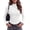 1-white, variant on Long Sleeve Shirts for Women Ribbed Slim Fit Tops Lettuce Trim Mock Neck Summer Fall Basic Tee