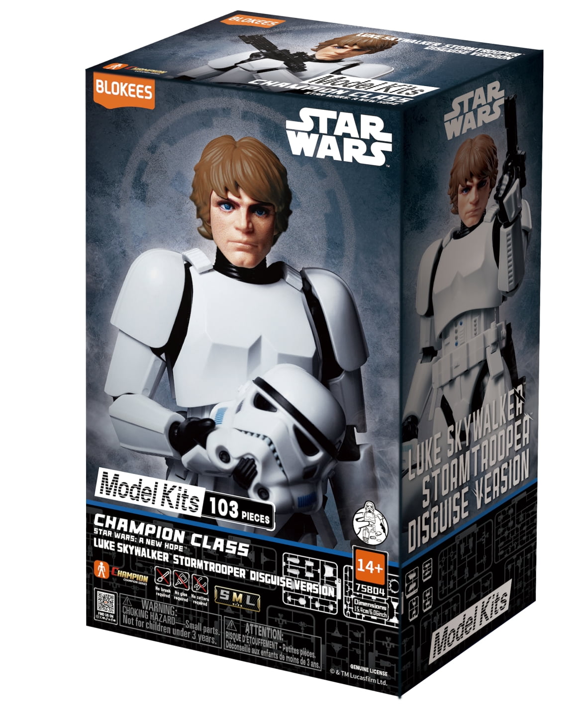 Blokees Model Kit Star Wars The Empire Strikes Back Champion Luke
