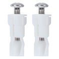 thumbnail image 1 of 2Pcs Universal Toilet Cover Screws Home Toilet Cover Expanding Nuts Beige, 1 of 6