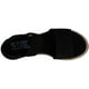 thumbnail image 5 of Sandalia Skechers BOBS Desert Kiss de espuma viscoelástica negra para mujer, 5 of 7