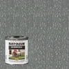 Gray, Rust-Oleum Stops Rust Hammered Paint-7214502, Quart