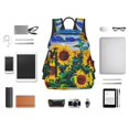 thumbnail image 6 of Daiia Landscape With Sunflowers School Backpack for Men and Women Lightweight Backpack Durable Backpack Water-Resistant,Travel,Work Bag, 6 of 9