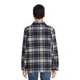 thumbnail image 3 of Jason Maxwell Women's and Women's Plus Size Plaid Button Down Shacket, Sizes S-3X, 3 of 5