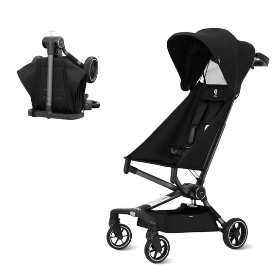 QPlay Ultra Lightweight Travel Stroller for Ages Baby 6 Months to 4 Years Old, Toddlers Umbrella Stroller with One-Hand Fold, Reclining Seat, Airplane Carry-on Size– 9.48lbs