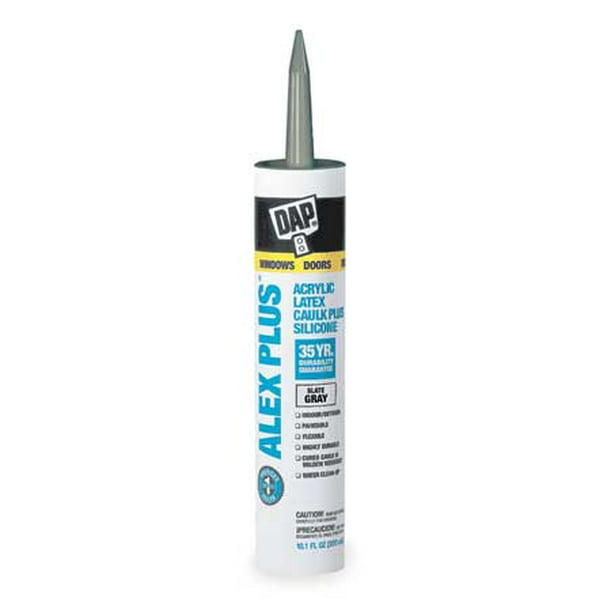 Dap 18118 11 Oz Slate Gray Alex Plus® Acrylic Latex Caulk with Silicone