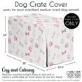 thumbnail image 6 of Sweet Jojo Designs Paw and Bone Blush Pink Dog Crate Kennel Cover 36in. Girl, 6 of 6