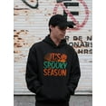 thumbnail image 2 of It's Spooky Season Hoodie Men -Image by Shutterstock, Male Large, 2 of 4
