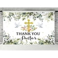 thumbnail image 2 of Thank You Pastor Backdrop 8 x 6 ft, Pastor Appreciation Day We Appreciate All You Do Background Lord Pray Religious New Born Baby Shower Church Events Banner Party Studio Props, 2 of 5
