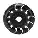 thumbnail image 1 of 90mm 12 Teeth Angle Grinder Disc Wood Carving Grinding Polishing Wheel for Woodworking Black, 1 of 5