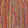 thumbnail image 3 of SAFAVIEH Cape Cod Miah Geometric Area Rug, Red/Multi, 6' x 9' Oval, 3 of 5