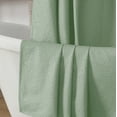 thumbnail image 2 of OVZME Leon Sage Green 3D Embossed Fabric Shower Curtain for Bathroom - Soft Textured Fabric, Hotel Style Water Repellent, Modern Farmhouse Decor, Standard Size 72x72 inches, Sage Green, 2 of 7