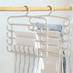 thumbnail image 3 of Perchero multifuncional para pantalones, para el hogar, ahorra espacio, multicapa, para armario de pantalones, pinzas para ropa de 5 capas, 3 of 6