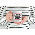 thumbnail image 2 of Sarcastic Singing Makes Me Happy White Ceramic Coffee & Tea Mug (15oz), 2 of 6