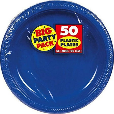 Apple Red Plastic Plates Big Party Pack, 50 Ct. | Tableware