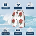 thumbnail image 5 of Hibiscus Board Shorts Beach Swimming Trunks Polyester Funny Men Swim Trunks, 5 of 5