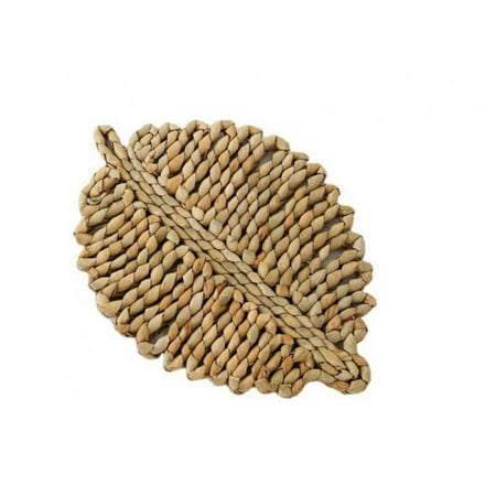 

Handmade Rattan Placemats Leave Shape Placemats can be used as place mats rattan decor rattan side table boho placemats