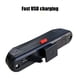 thumbnail image 4 of Luz trasera de bicicleta recargable por USB | LED COB de alto brillo | Luz de seguridad nocturna impermeable para ciclismo | Flash multimodo rojo blanco | ABS ligero | 7,8×3,1×2cm | Montaje portátil, 4 of 6