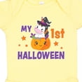 thumbnail image 4 of Inktastic My 1st Halloween with Unicorn Witch Girls Baby Bodysuit, 4 of 5