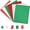 Red Green White, variant on 60 Sheets 8.5x11 Inch Red White Green Glitter Cardstock, Colored Paper for Crafts, Cards and School Office Supplies