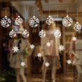 thumbnail image 1 of Pegatinas de copos de nieve navideños, pegatinas decorativas para ventanas y paredes, pegatinas de pared estáticas de PVC, decoración navideña para el hogar 2022, 1 of 6