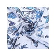 thumbnail image 4 of INSPIRE CHIC Women's Floral Printed Satin Square Scarf, Flowers Silky Hairband Headscarf Neck Scarves Neckerchief 27.6"x27.6" Style-6, 4 of 6