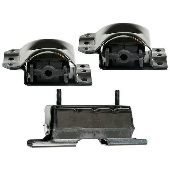 Engine Motor Mount and transmission Mount Kit - 3 Piece - Compatible with 1988 - 1999 Chevy K1500 4WD V8 1989 1990 1991 1992 1993 1994 1995 1996 1997 1998