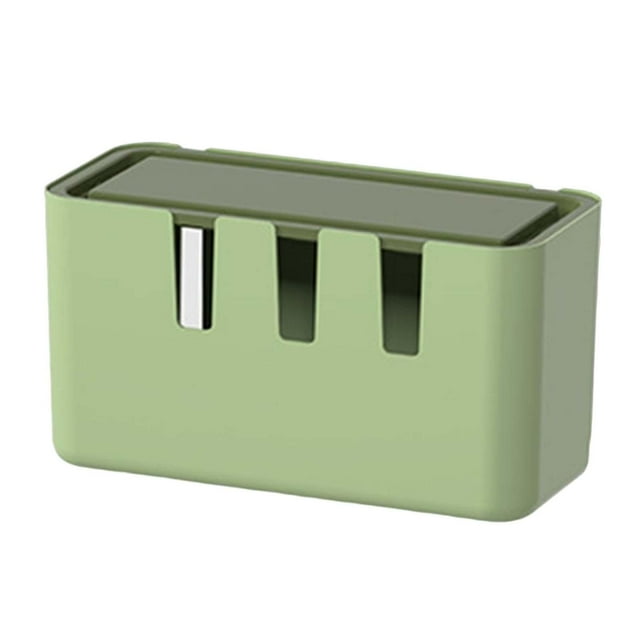 veasfak Cable Cord Organizer Hider Insulated Desktop Wire Management Concealer for Power Tall Green