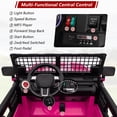 thumbnail image 4 of OTTORD 24V Battery 4 Wheel Car,Kids Ride on Electric Car with Remote Control and Music for Boys Girls(Pink), 4 of 7