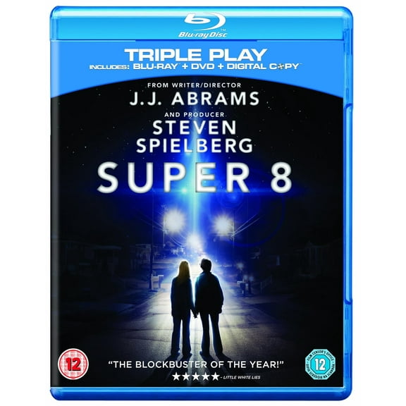 Super 8 Blu-Ray Triple Play (Blu-ray) Elle Fanning AJ Michalka Kyle Chandler Joel Courtney