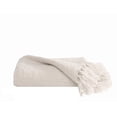 thumbnail image 5 of Brooklyn Loom Chunky Boucle 100% Microfiber Polyester  50x70 Throw Blanket in Greige, All Season, Adult Size, OEKO-TEX Certified, 5 of 10