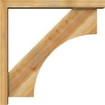 thumbnail image 3 of Ekena Millwork 4"W x 28"D x 28"H Westlake Block Rough Sawn Bracket w/ Offset Brace, Western Red Cedar, 3 of 25