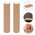 thumbnail image 4 of Brown Poster Tubes for Artwork Storage with End Caps Heavy-Duty Mailing Tubes for Convenient, 4 of 5