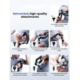 thumbnail image 5 of Bob and Brad D6 Handheld Percussion Massage Gun - Deep Tissue Therapy for Pain Relief in Neck Leg Shoulder and Body Neck, 5 of 9