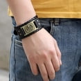 thumbnail image 3 of Pulsera de cuero MADIOLA Brazalete Vikingo Martillo de Thor ajustable para Hombre Mujer, 3 of 6