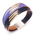 thumbnail image 1 of Pulsera de piel sintética para mujer, estilo envolvente multicapa, 1 of 2