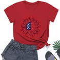 thumbnail image 2 of GERsome Boys Girls 4th of July Short Sleeve Crew Neck T-Shirts Unisex Kids American Flag Graphic Tee Funny USA Patriotic Tops, Sizes 9-10 Years, 2 of 9