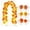 A, variant on LED Artificial Maple Leaf Fall Garland, Flexible Hanging Vine, Double-Sided Faux Autumn Rattan with Warm String Lights for Thanksgiving Halloween Indoor Outdoor Fall Home Party Decor