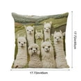 thumbnail image 5 of Cute Animals Throw Pillow Covers 18 x 18 Inch Decorative Pillows Case Polyester Linen Outdoor Cushion Covers for Couch Sofa Bed Home Kids Room Decor, 5 of 5